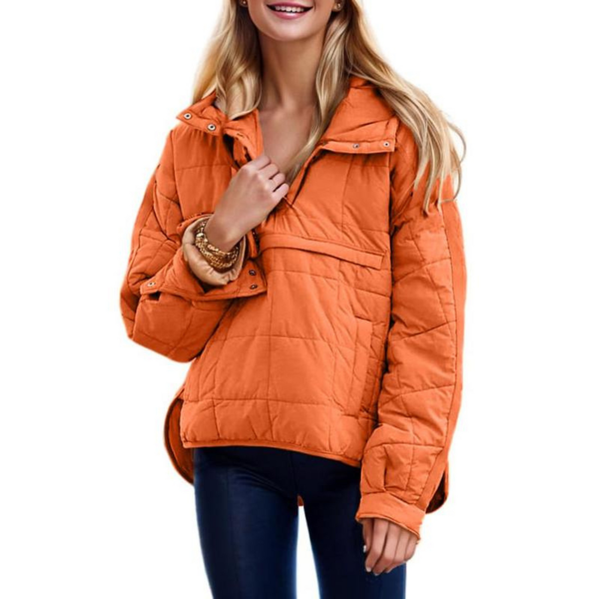 FARRELL™ – Oversize Kapüşonlu Geçmeli Ceket