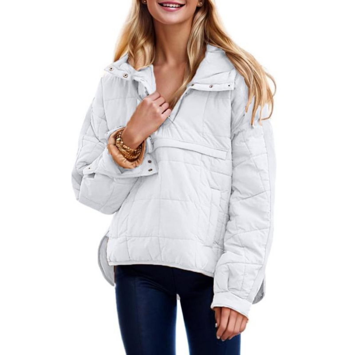 FARRELL™ – Oversize Kapüşonlu Geçmeli Ceket