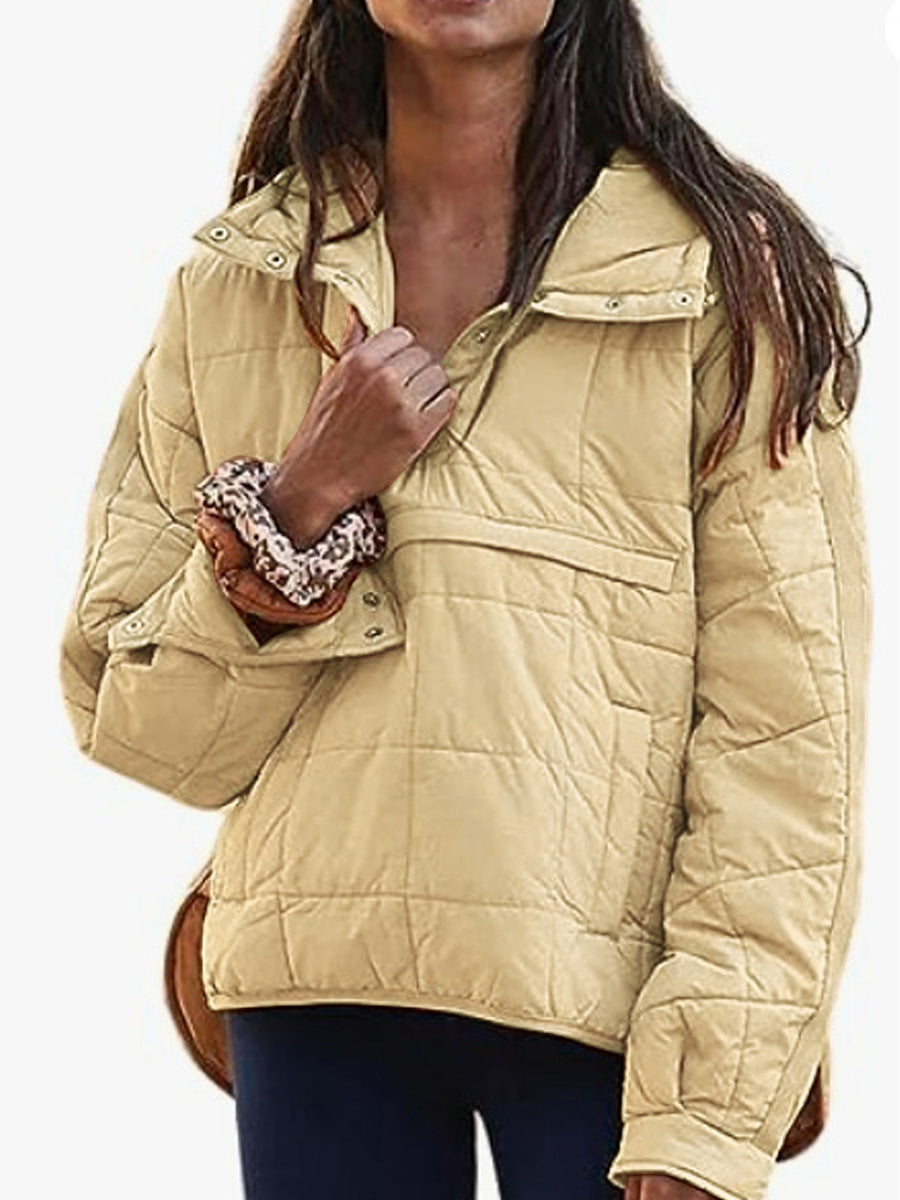 FARRELL™ – Oversize Kapüşonlu Geçmeli Ceket