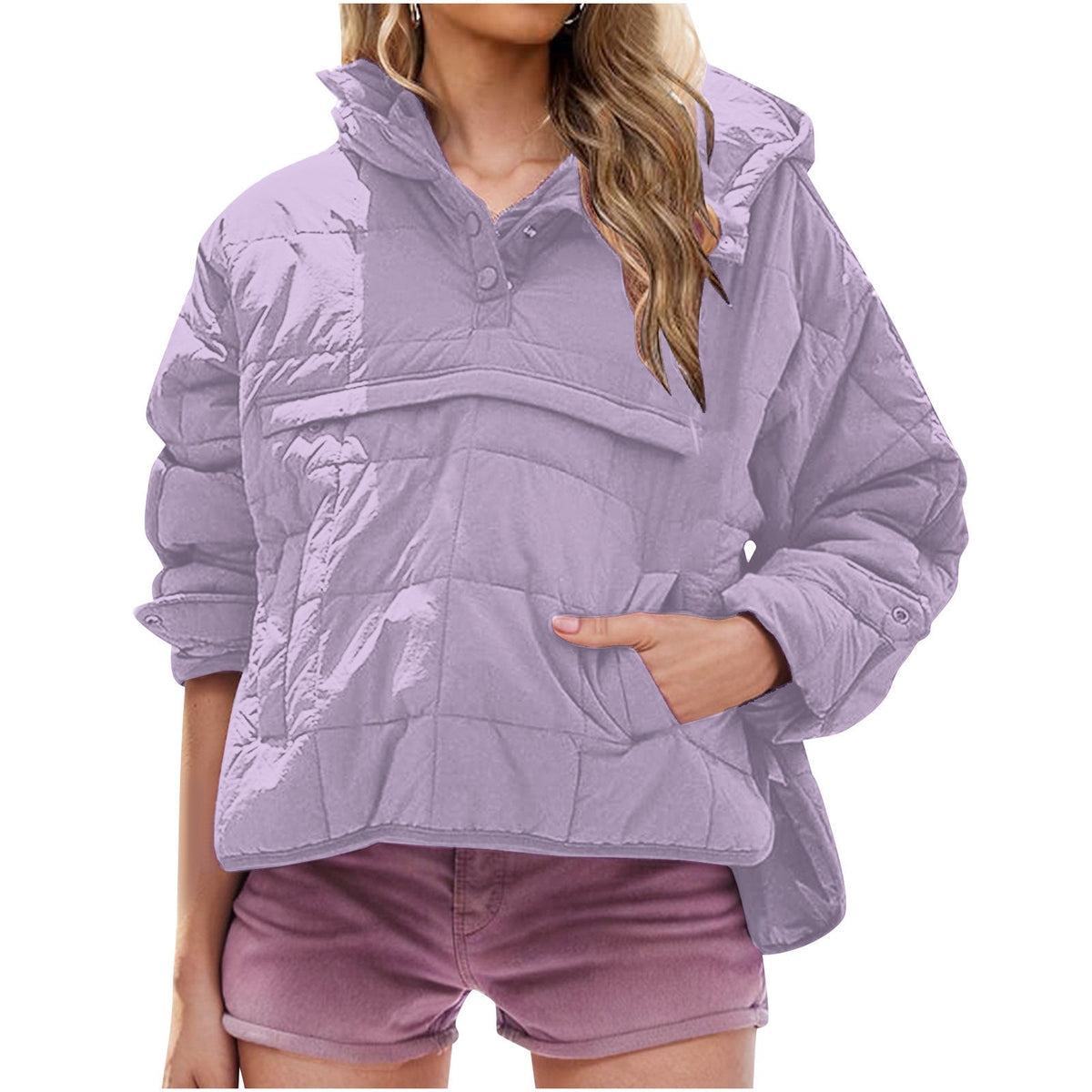 FARRELL™ – Oversize Kapüşonlu Geçmeli Ceket